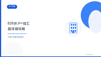 万里汇B2B开户+结汇超详细攻略封面图